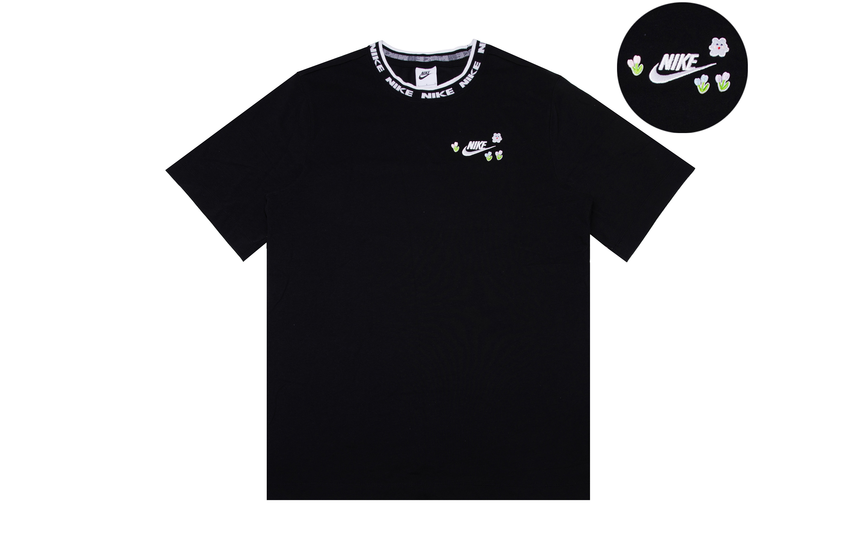 

Nike Футболка Swoosh мужская black