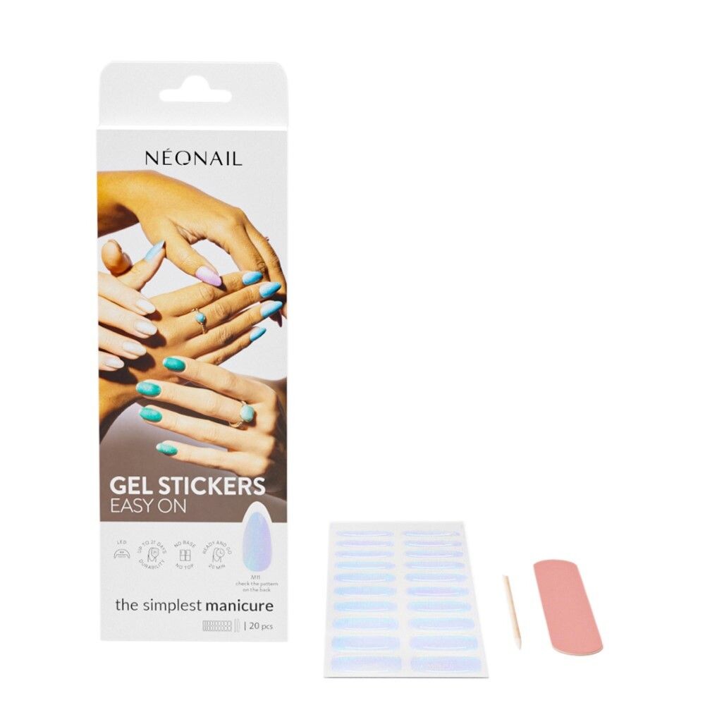 

Гибридный лак в наклейке Neonail Easy On M11, 20 шт