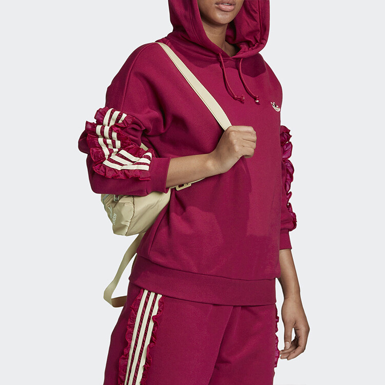 Женская толстовка Power Berry бордового цвета Adidas Originals — фото 2