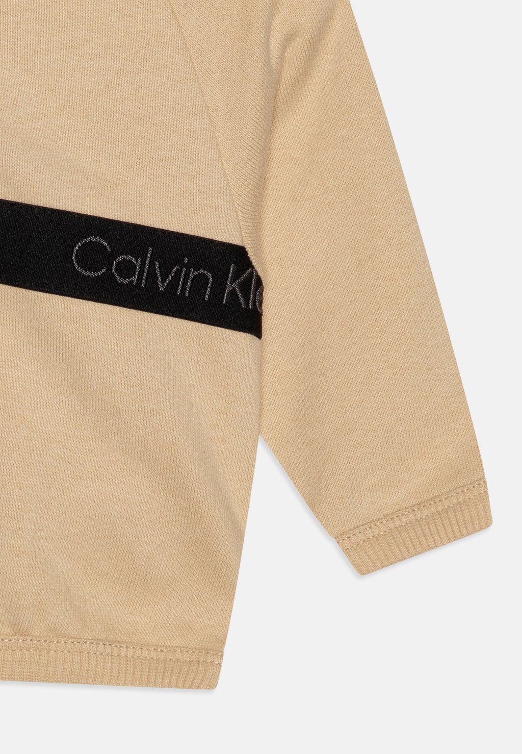 

Толстовка с капюшоном NEWBORN LOGO TAPE HOODIE UNISEX Calvin Klein, бежевый