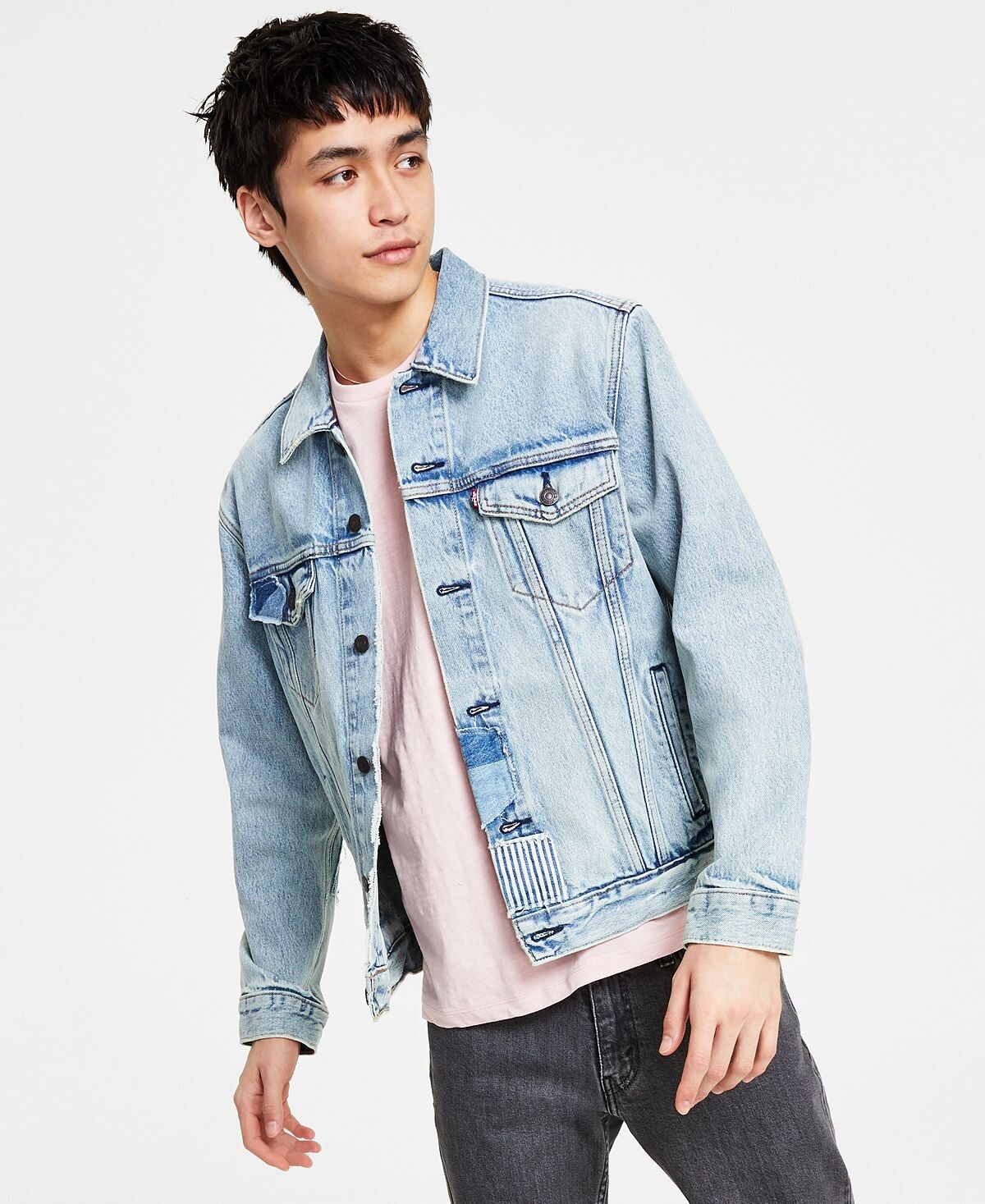 

Мужская джинсовая куртка классического кроя из неэластичного денима Levi's