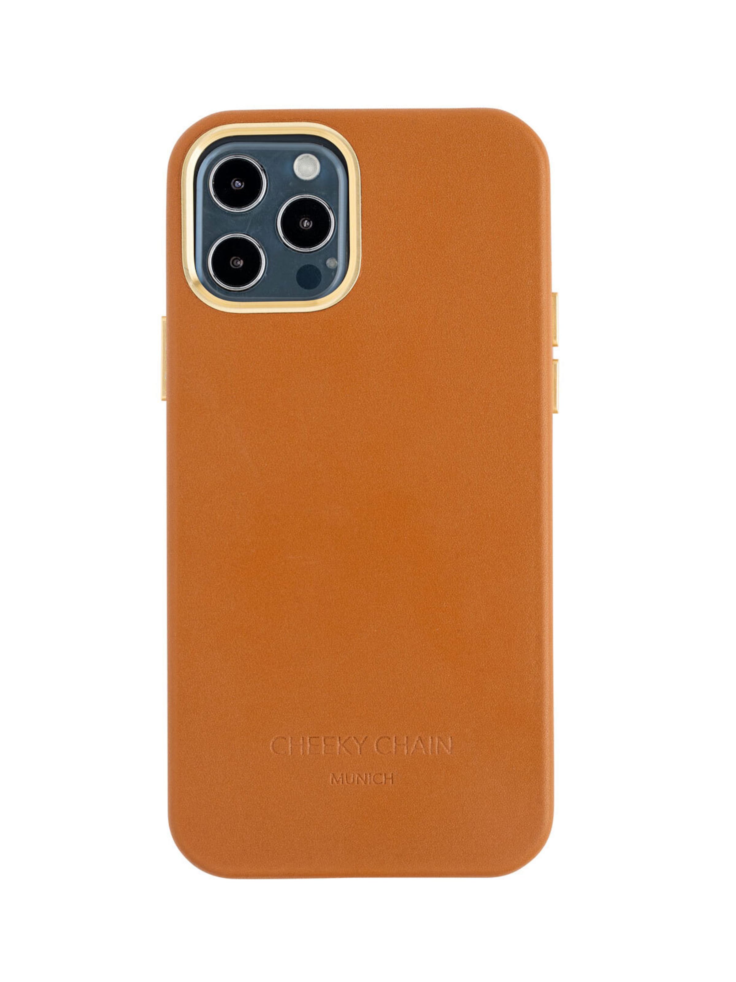 

Cheeky Chain Munich Чехол для смартфона 'iPhone 12/12 Pro' в цвете Cognac