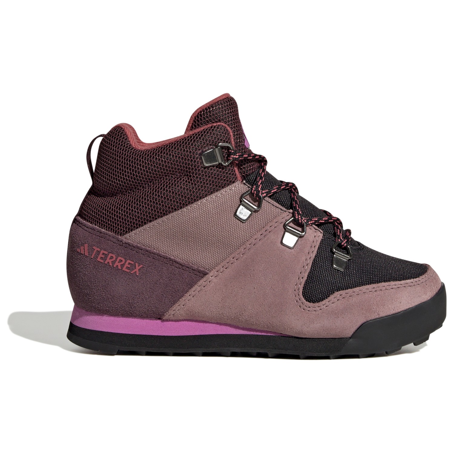 

Зимние ботинки Adidas Terrex Kid's Terrex Snowpitch, цвет Shadow Maroon/Wonder Oxide/Pulse Lilac