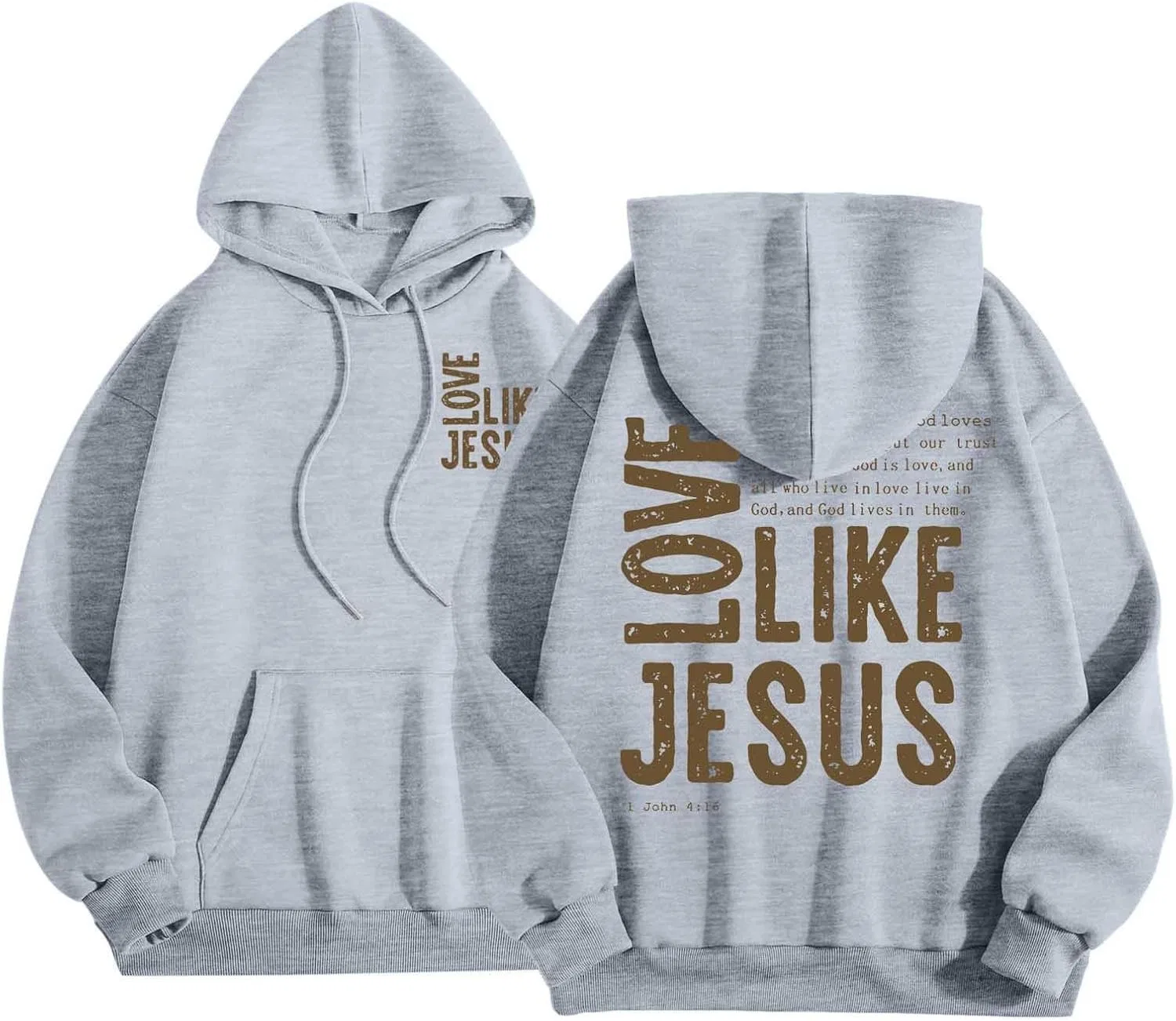 Спортивные костюмы Jesus для женщин, любящие Иисуса, христианские худи и спортивные штаны, комплекты для отдыха, два предмета, спортивный костюм, осенняя одежда — фото 2