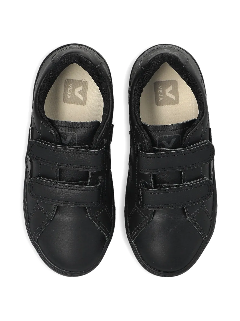 Кроссовки Esplar с двумя ремешками из кожи VEJA Kids, черный — фото 4