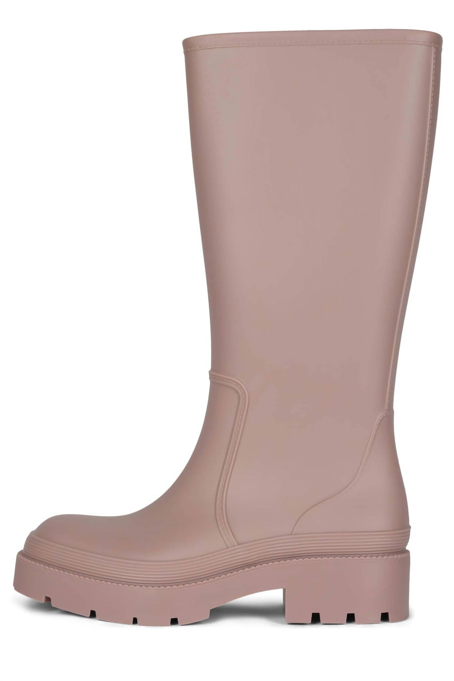 Женские дождевые сапоги Rain Pour в матовом бежевом Jeffrey Campbell