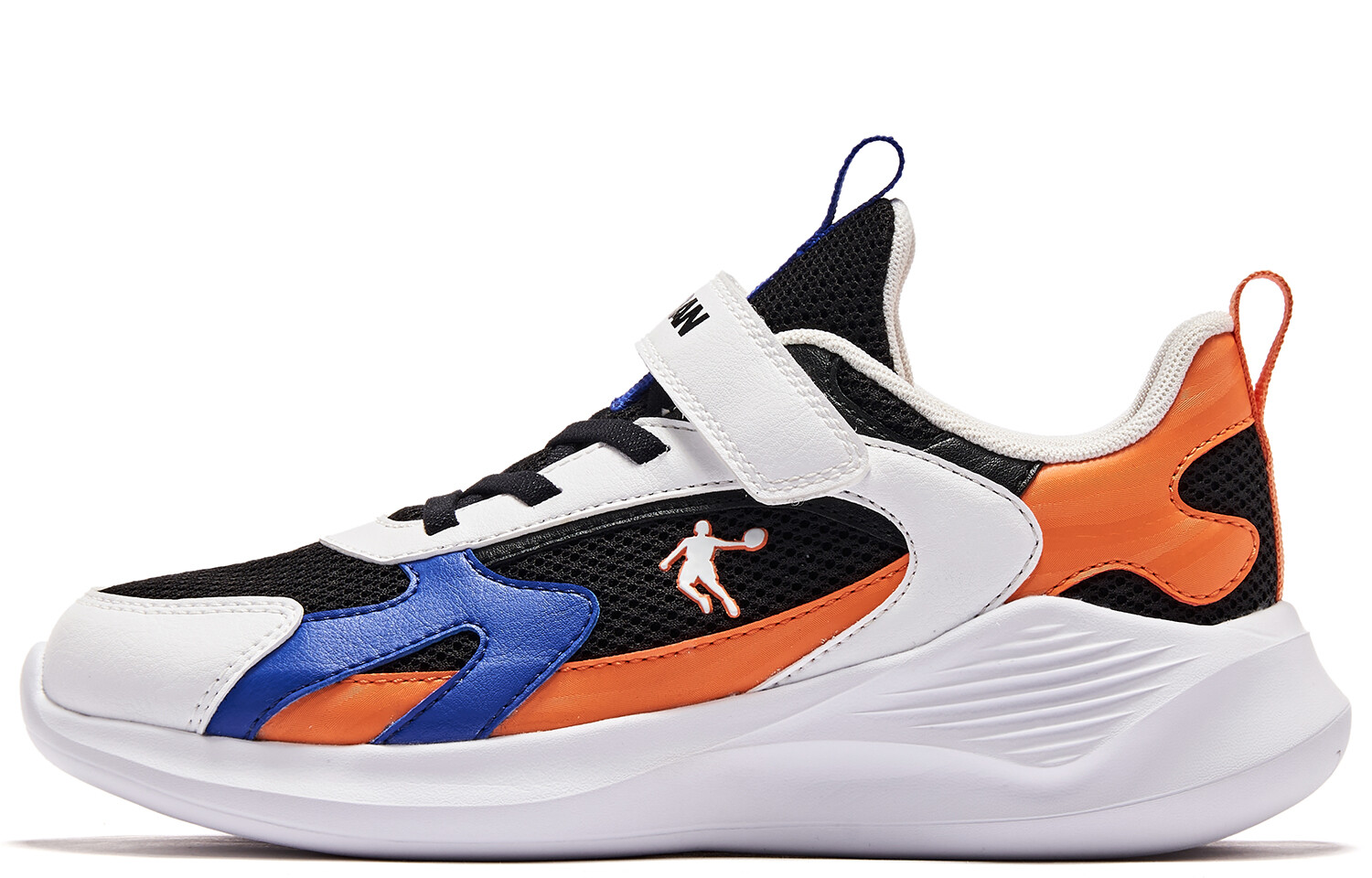 

Детские кроссовки GS Low-top черные/белые/оранжевые Qiaodan