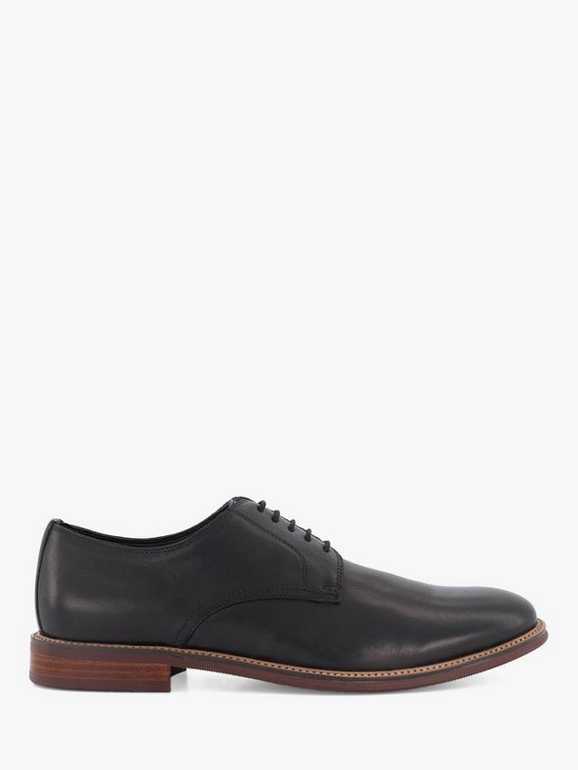 

Кожаные туфли на шнуровке stanley широкого покроя Dune, цвет Black-leather
