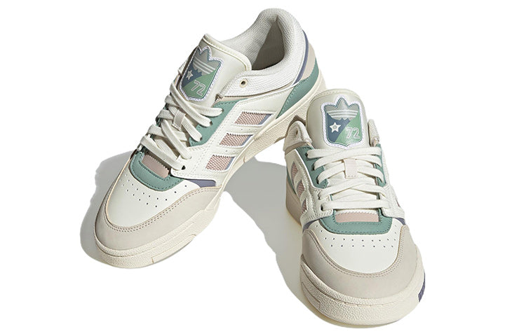 Кеды (WMNS) adidas originals Drop Step Low 'White Green Purple' IE1834 — фото 3