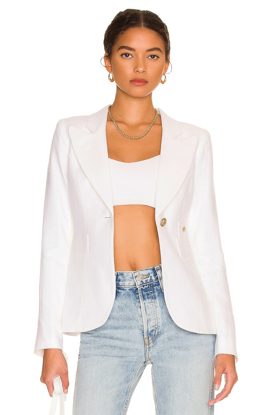 

Блейзер Smythe Classic Duchess, цвет White Linen