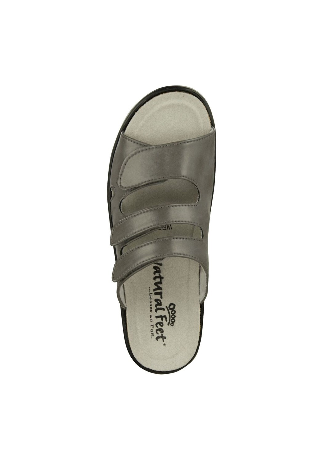 Туфли Ines с противоскользящими элементами Natural Feet, серый — фото 4