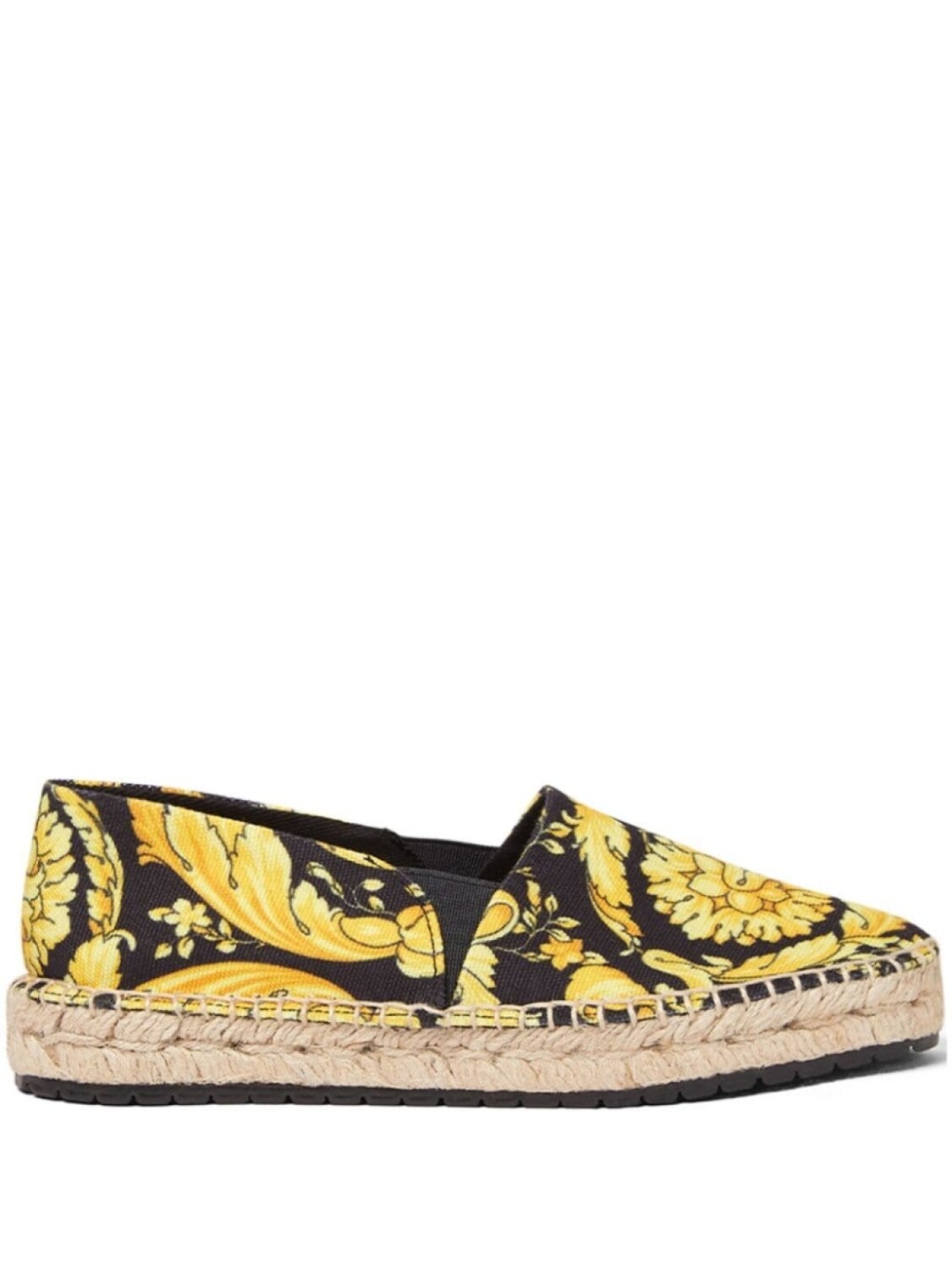 

Versace Kids эспадрильи с принтом Barocco, черный