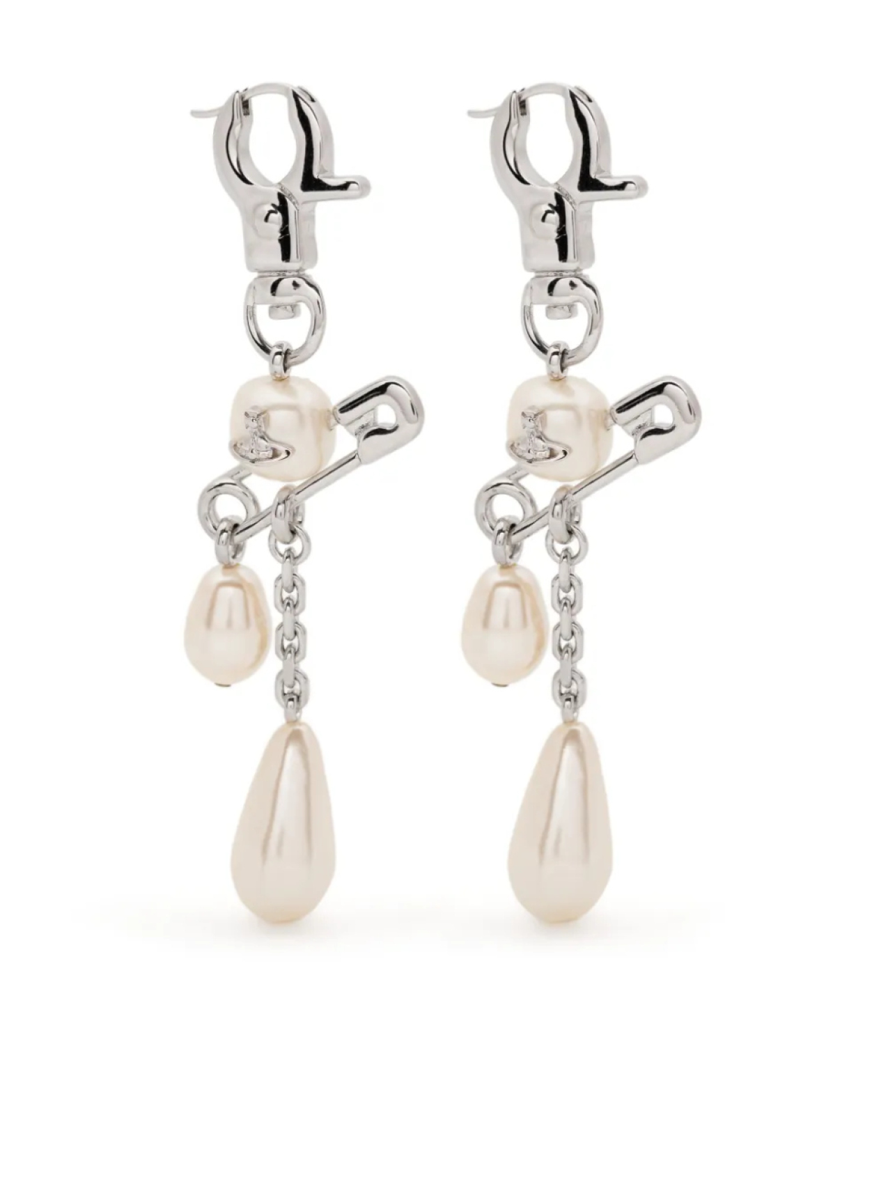 

Серьги Клод Длинные Vivienne Westwood, серебряный
