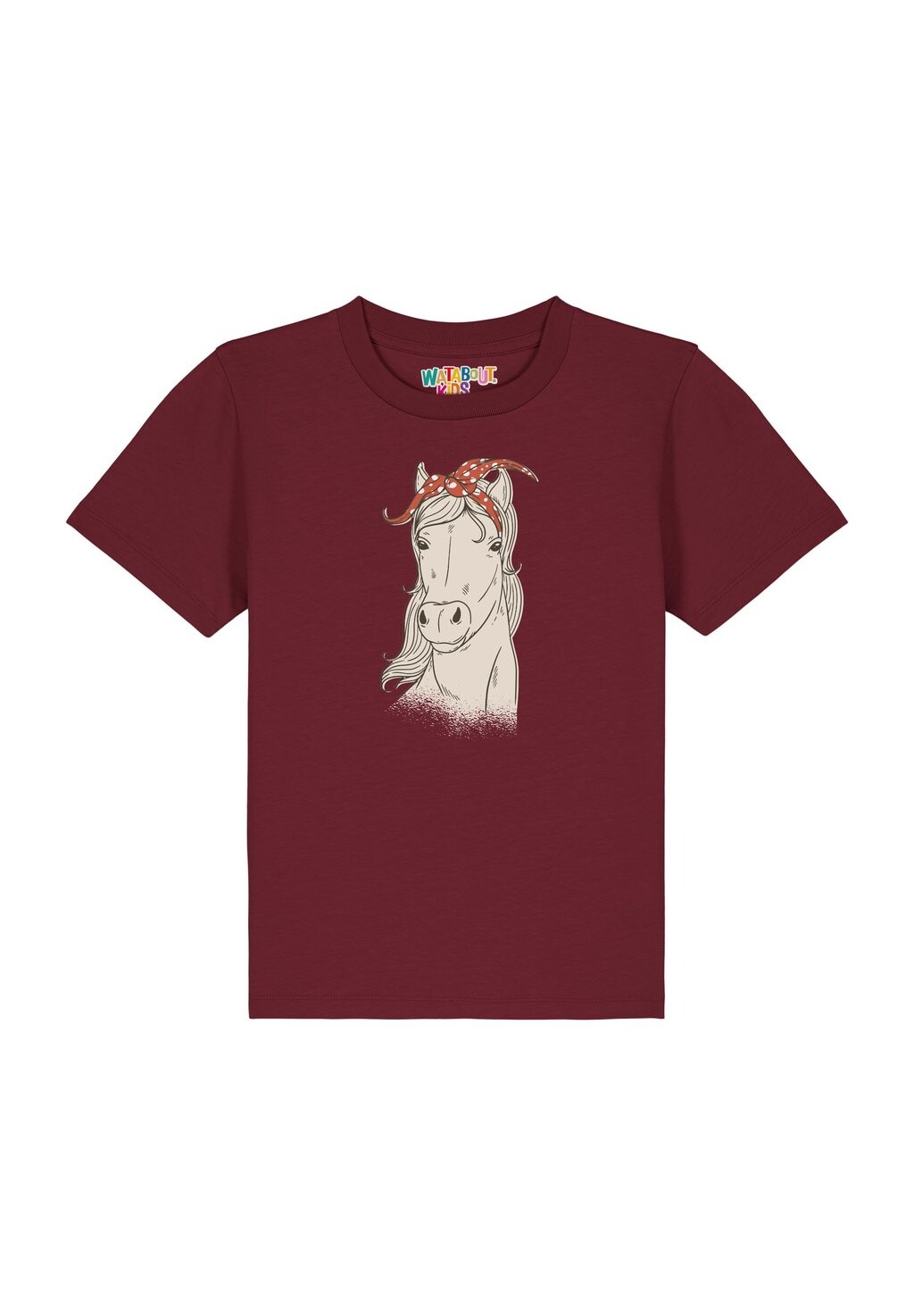 

Футболка с принтом PFERD Watapparel, цвет burgundy