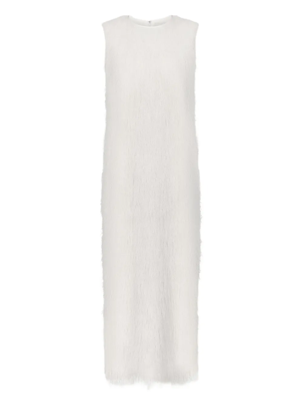 

Платье миди Tiwa с бахромой Loulou De Saison, белый