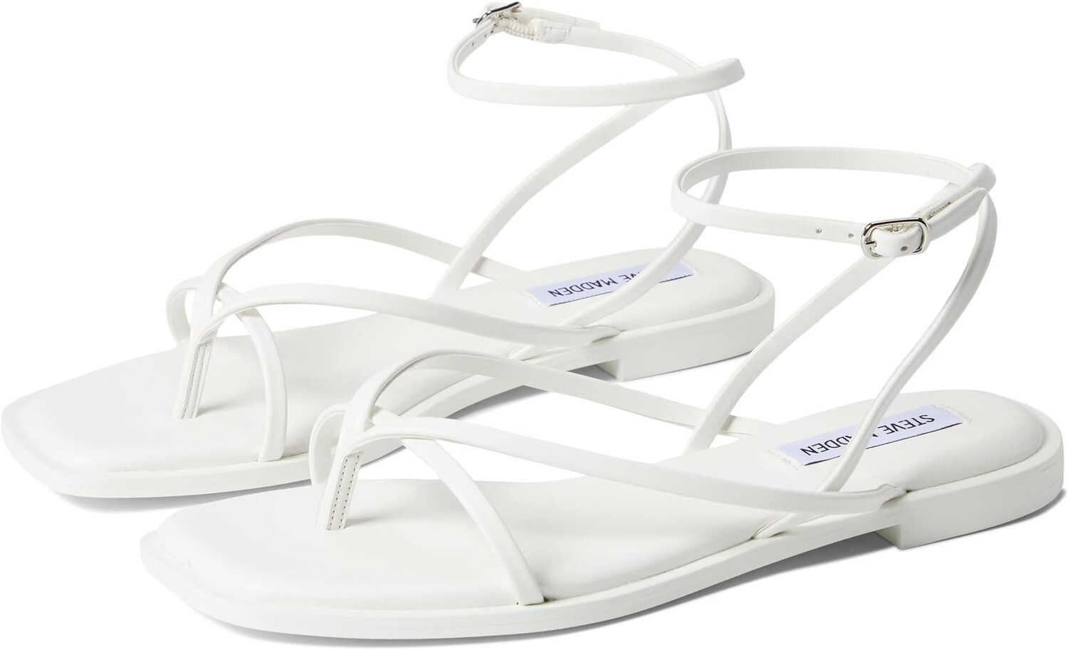 

Сандалии на плоской подошве Agree Sandal Steve Madden, белый