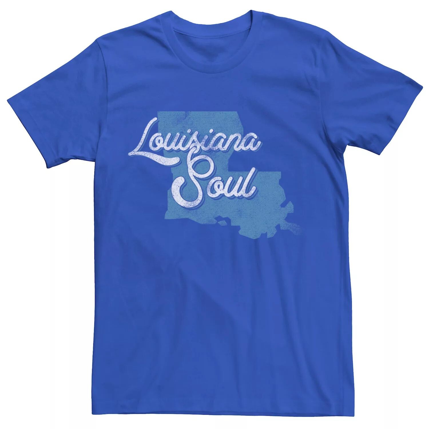 

Мужская футболка с силуэтом Louisiana Soul State Licensed Character