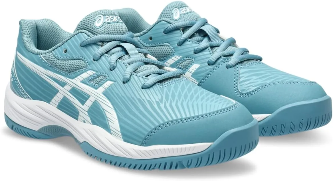 Детские кроссовки Gel-Game 9 Gs унисекс ASICS, серый синий — фото 3