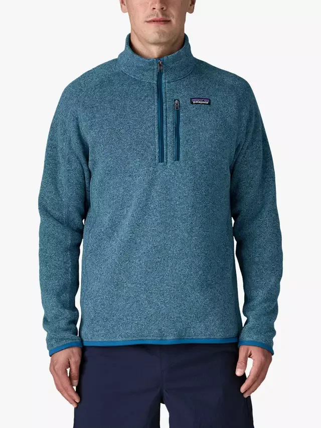 Флисовая куртка Better Sweat с застежкой-молнией на четверть длины Patagonia, Light Blue — фото 2