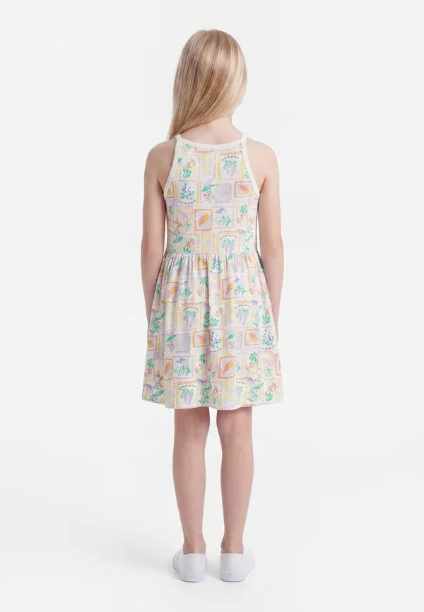 Платье-джерси Value easy dress Gap, multi-coloured/white, разноцветное/белое — фото 2