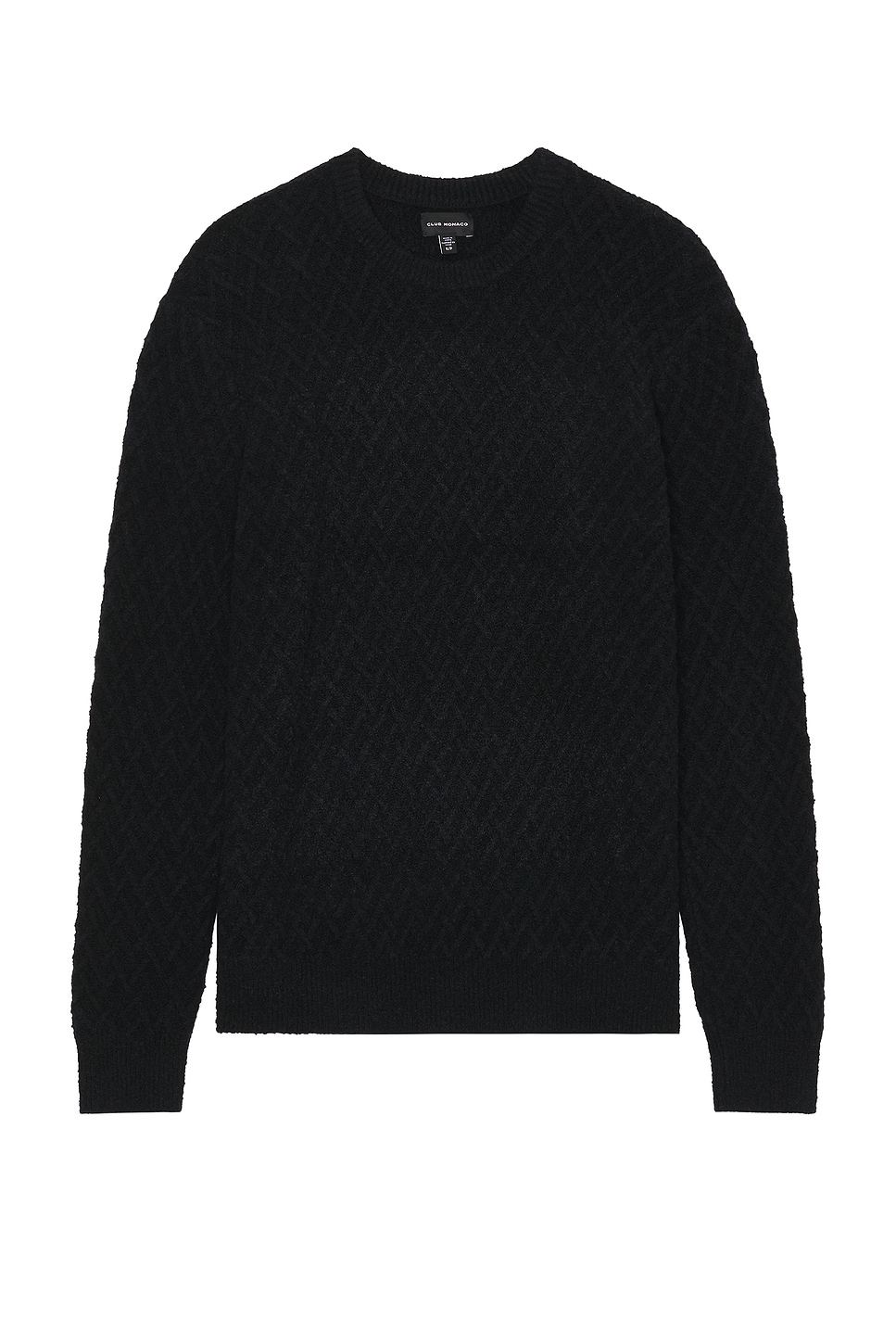 

Свитер с полубриллиантной вязкой Boucle Crew от Club Monaco, navy