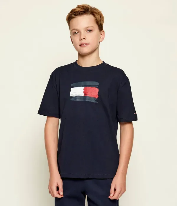 Футболка regular fit Tommy Hilfiger, темно-синий