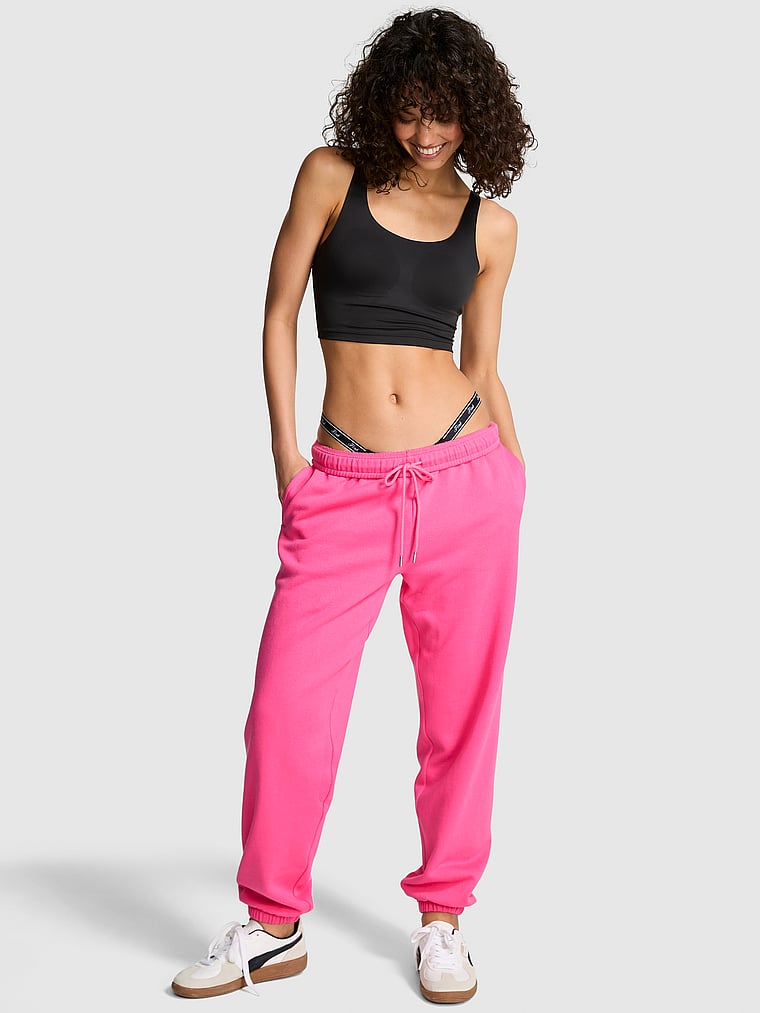 

Спортивные брюки Ivy из флиса для кампуса Pink, carmine rose halloween