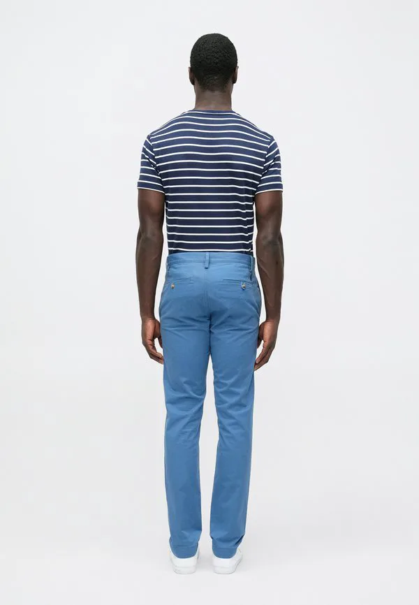 Брюки-Чиносы bedford из эластичной ткани зауженного кроя Polo Ralph Lauren, Delta Blue — фото 3