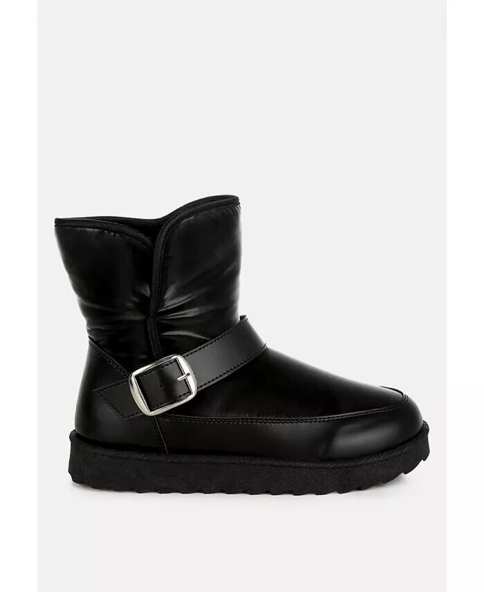 Ботильоны Jammy Buckle Strap Puffy Ankle Boots London Rag, черный