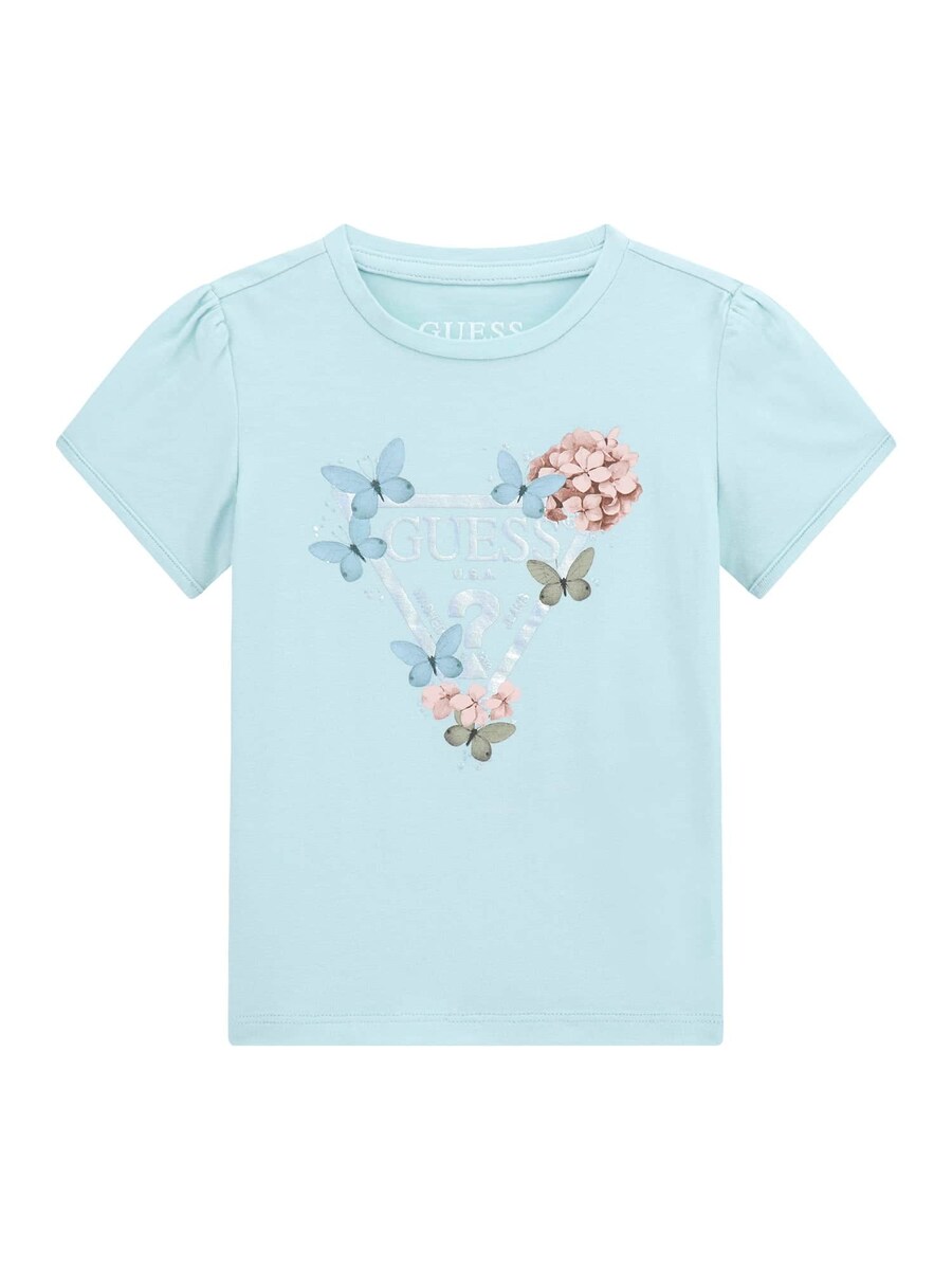 

Рубашка GUESS, цвет Sky blue/Light blue