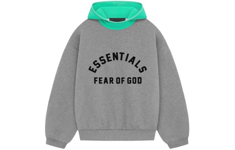 

SS24 Толстовка мужская Mint Leaf Fear Of God Essentials, цвет Mint Leaf