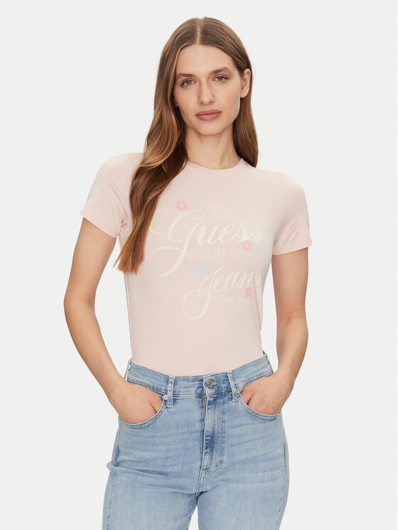 

Футболка обычного кроя W5GI24 J1314 Guess, бежевый