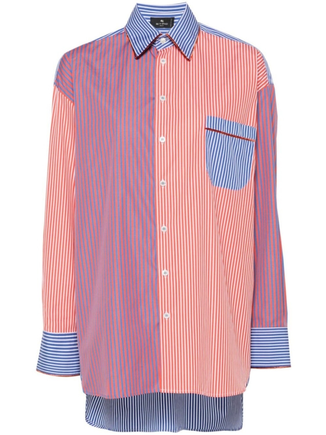 

Полосатая рубашка ETRO, оранжевый
