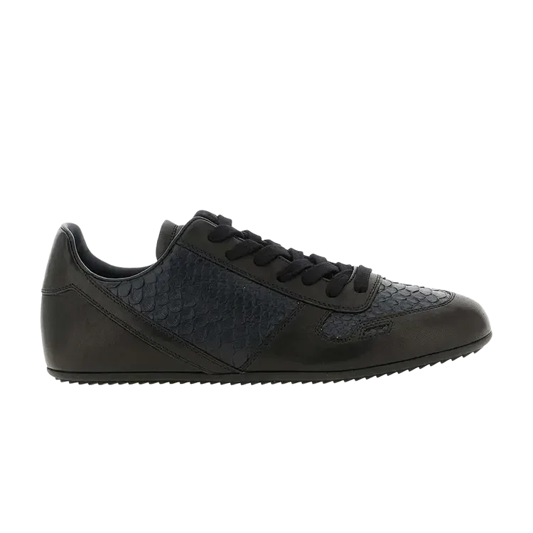 Кроссовки Rick Owens Minimal Low Top Sneaker, черный