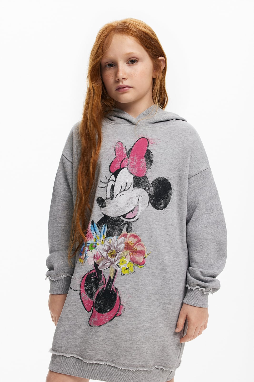 Платье-толстовка с изображением Минни Маус Desigual, Gray/Black/2009