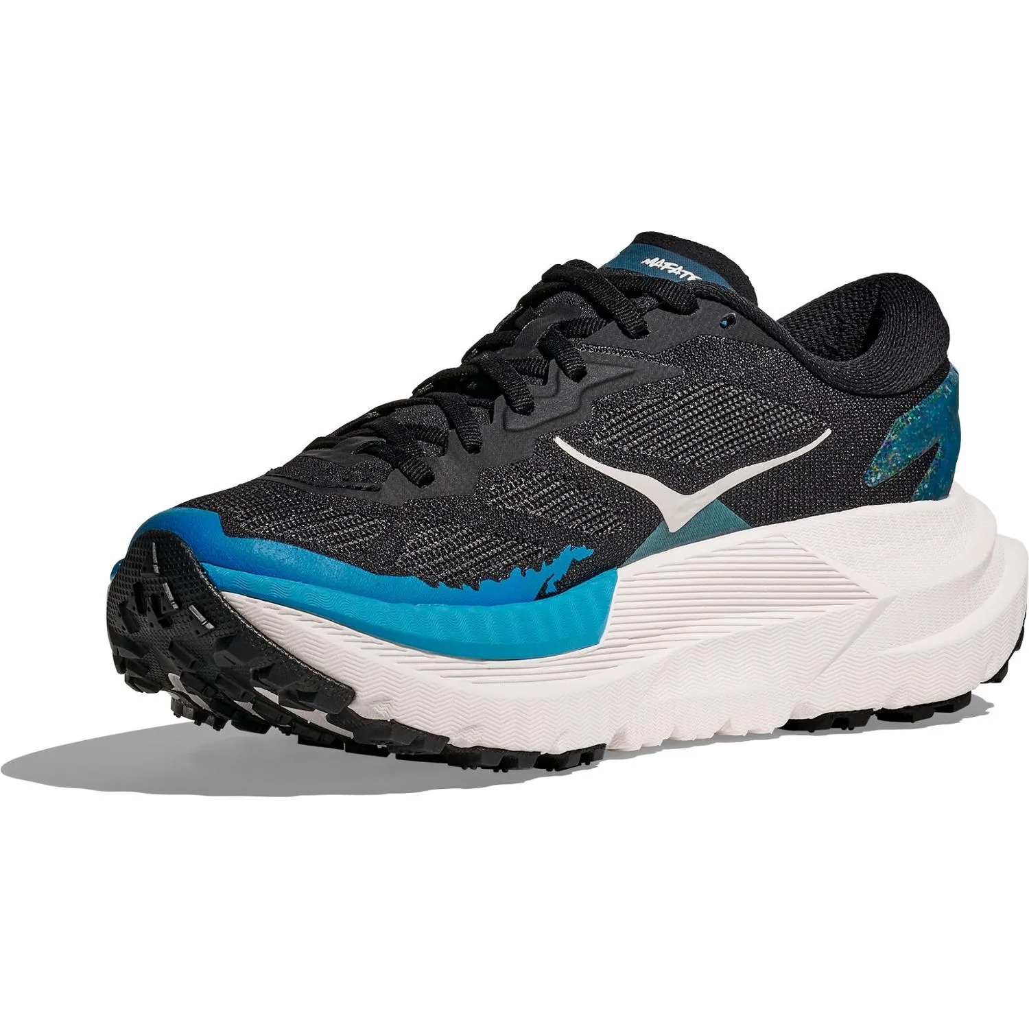 Женские кроссовки Mafate X для трейлраннинга HOKA, Black/Skyward Blue — фото 4