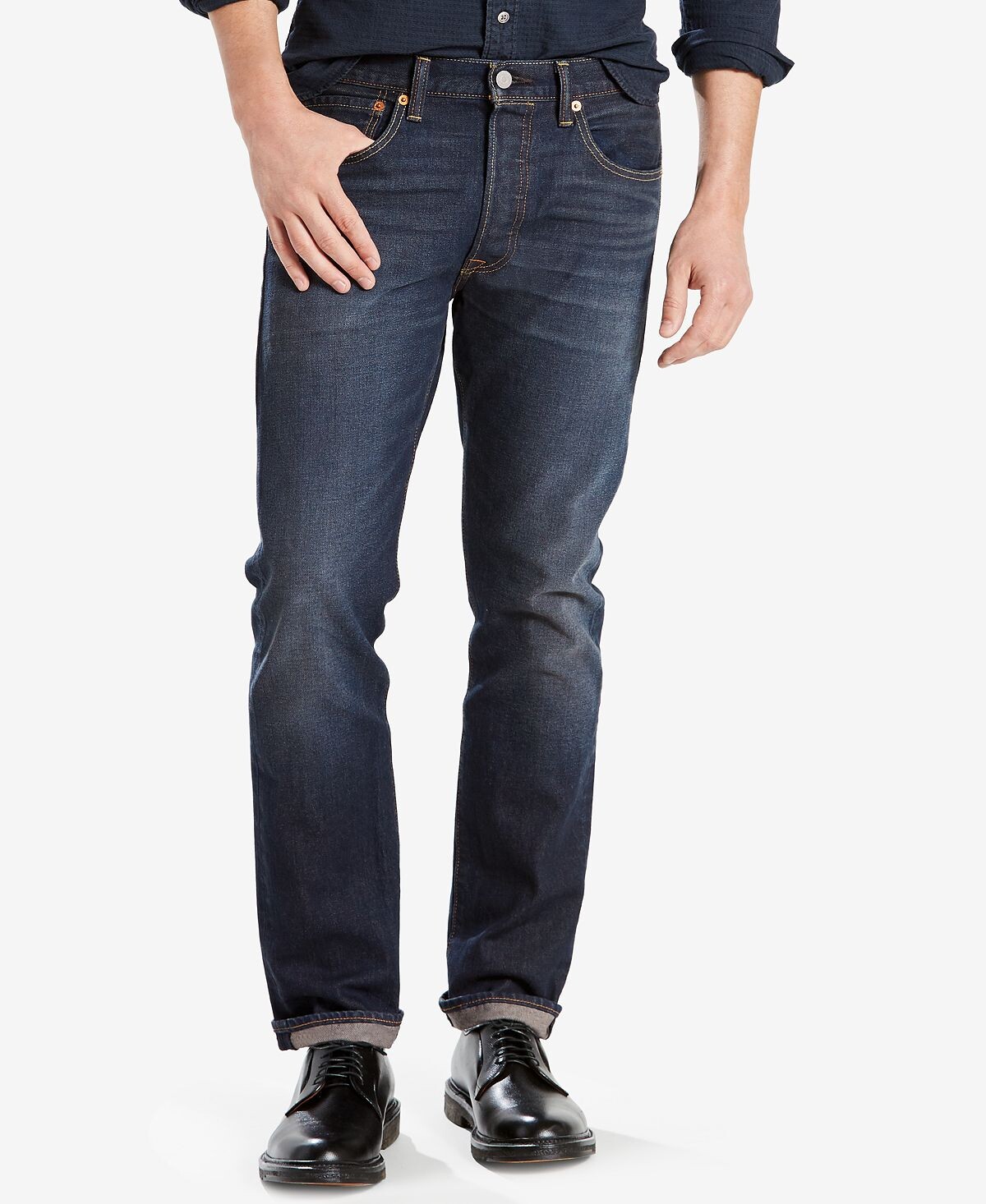

Мужские эластичные джинсы с пуговицами 501 Original Fit Fly Levi's