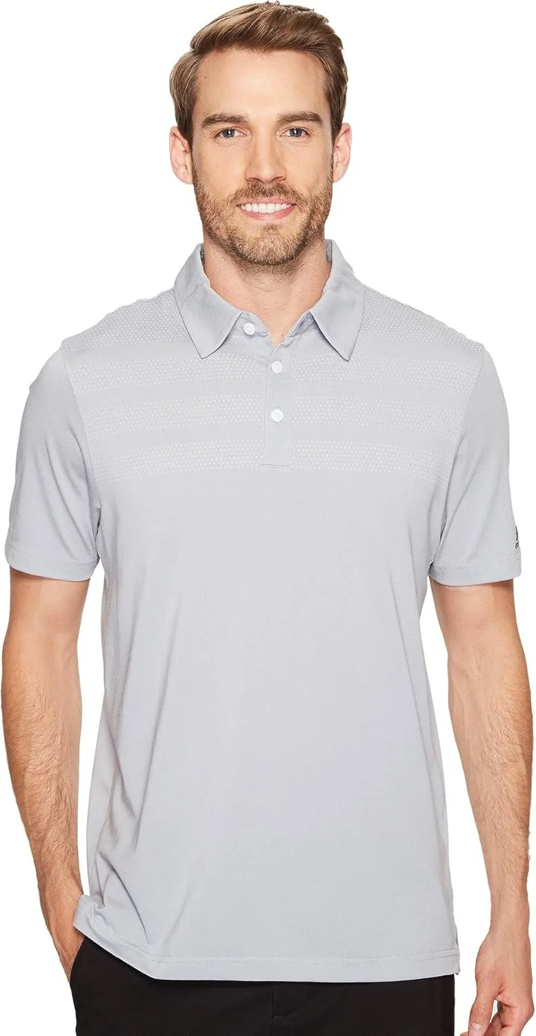 Adidas Golf мужская поло Adi 3-Stripes Mapped