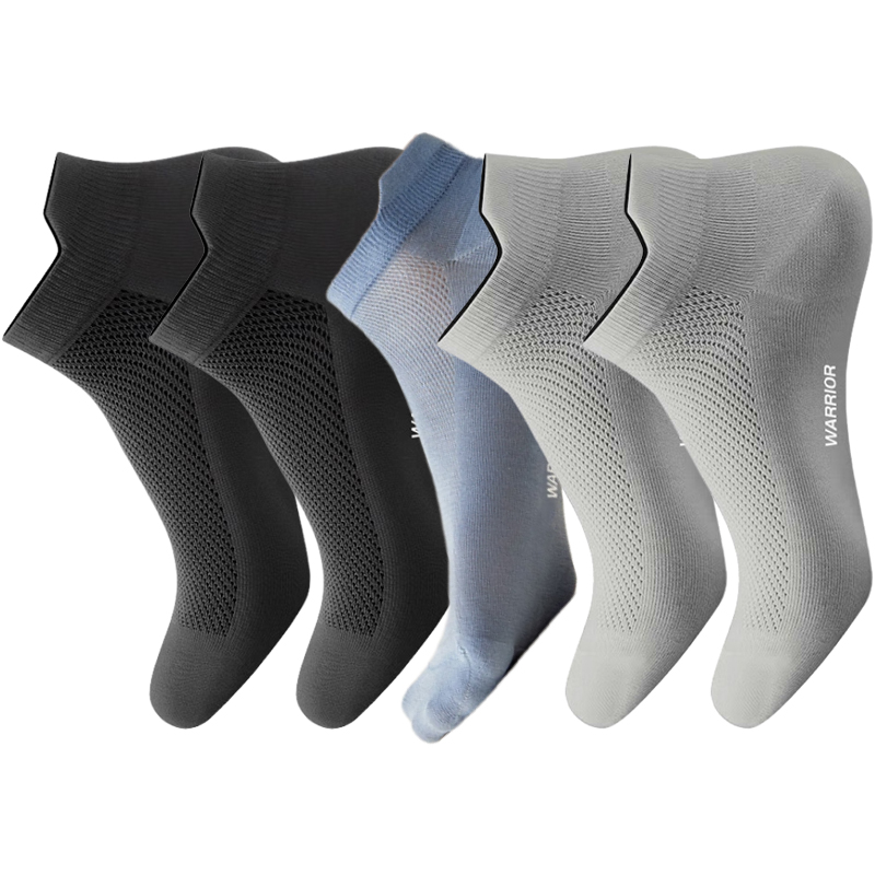 

Носки Unisex WARRIOR, 5 pack (черный 2+синий 1+серый 2)