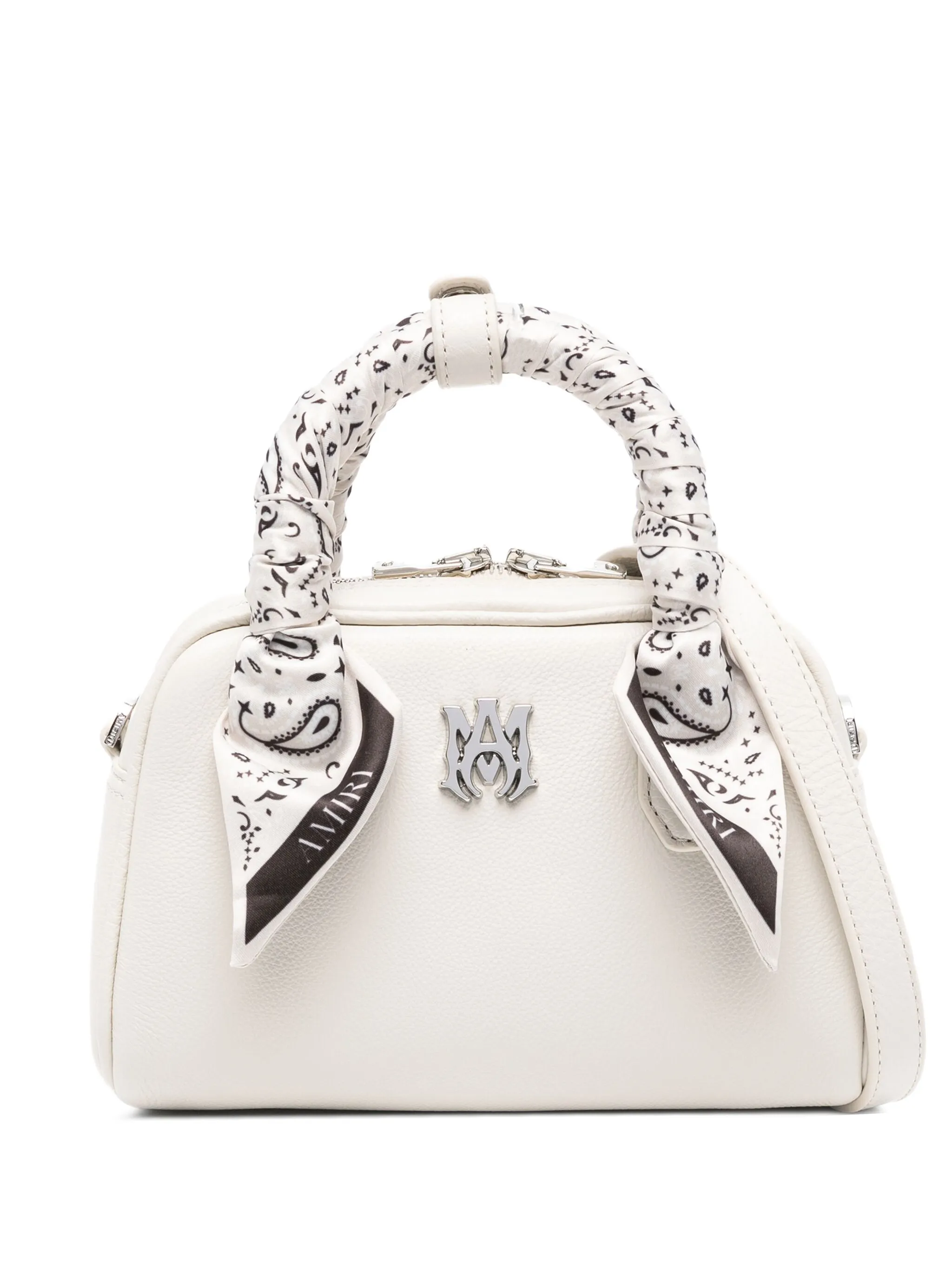 

Сумка с верхней ручкой и принтом пейсли Amiri, белый