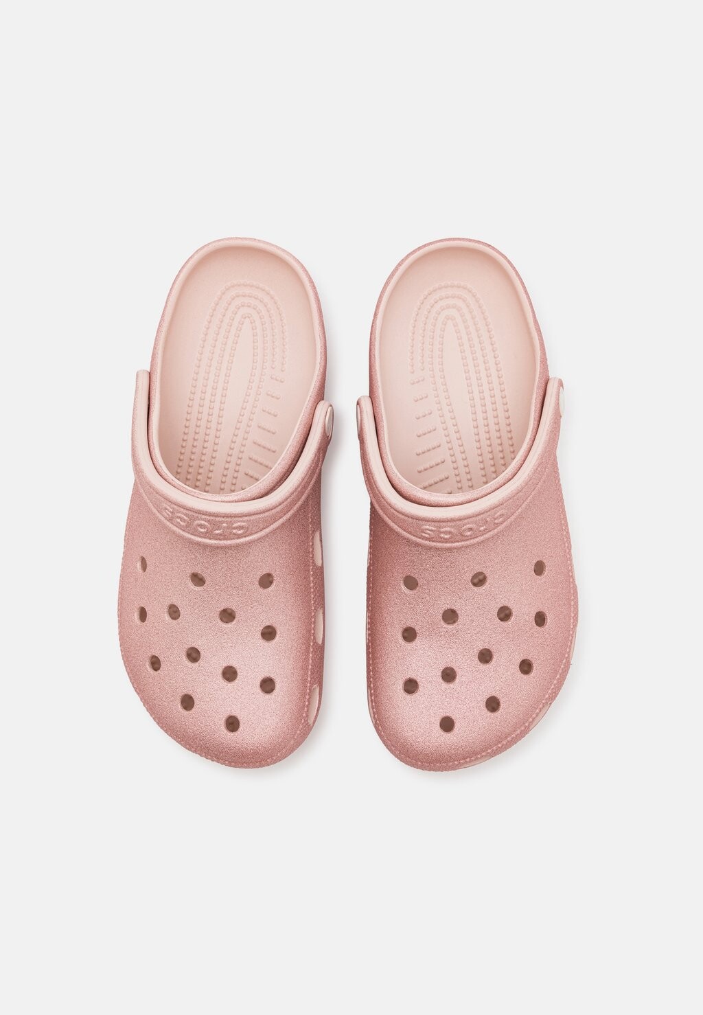 Пляжные тапочки Classic Glitter Unisex Crocs, цвет quartz glitter — фото 4