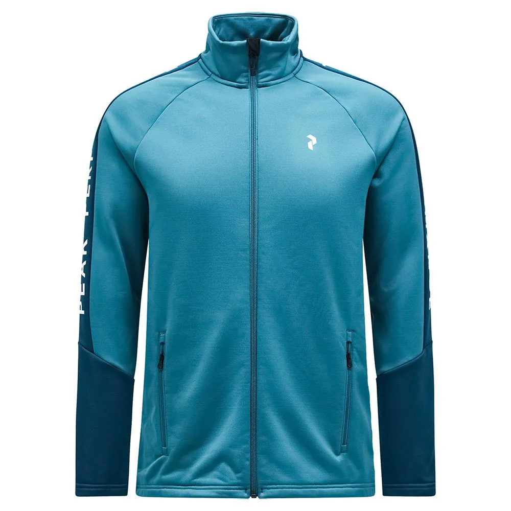 

Флис Peak Performance Rider full zip, синий
