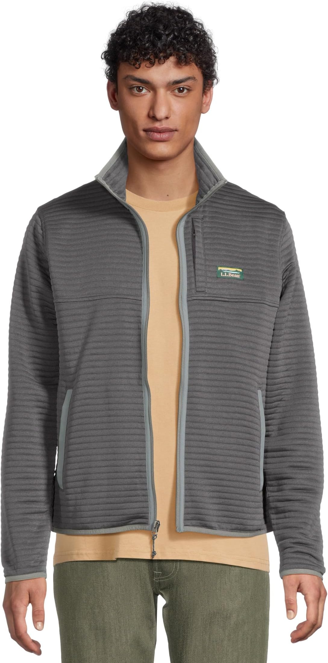 

Толстовка L.L.Bean Airlight Knit Full Zip, цвет Alloy Gray