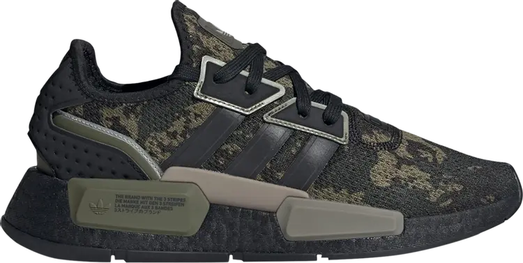 

Кроссовки NMD_G1 'Brown Olive Camo', зеленый