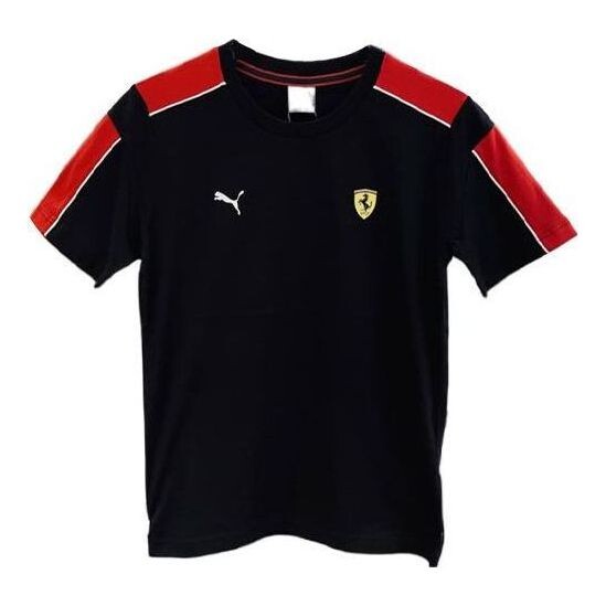 

Футболка scuderia ferrari race t7 tee 'black white red' Puma, черный