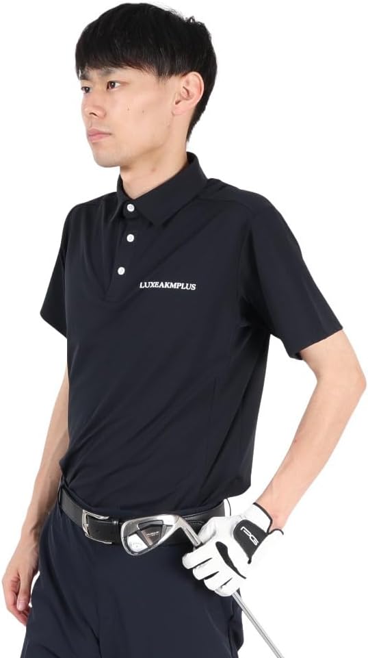 

Мужская поло-рубашка Luxe Plus в стиле стритвеар с логотипом HEM Luxe Akm Plus, черный