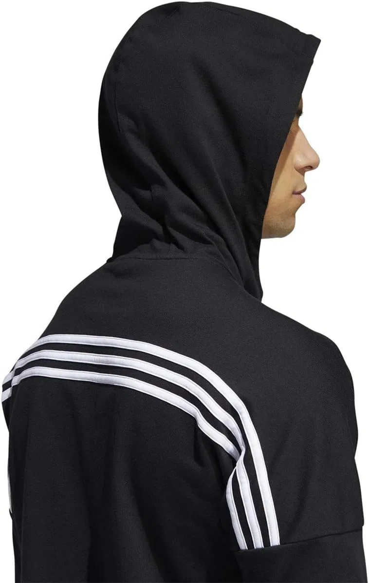 Мужская толстовка adidas на молнии с капюшоном для начала учебного года — фото 2