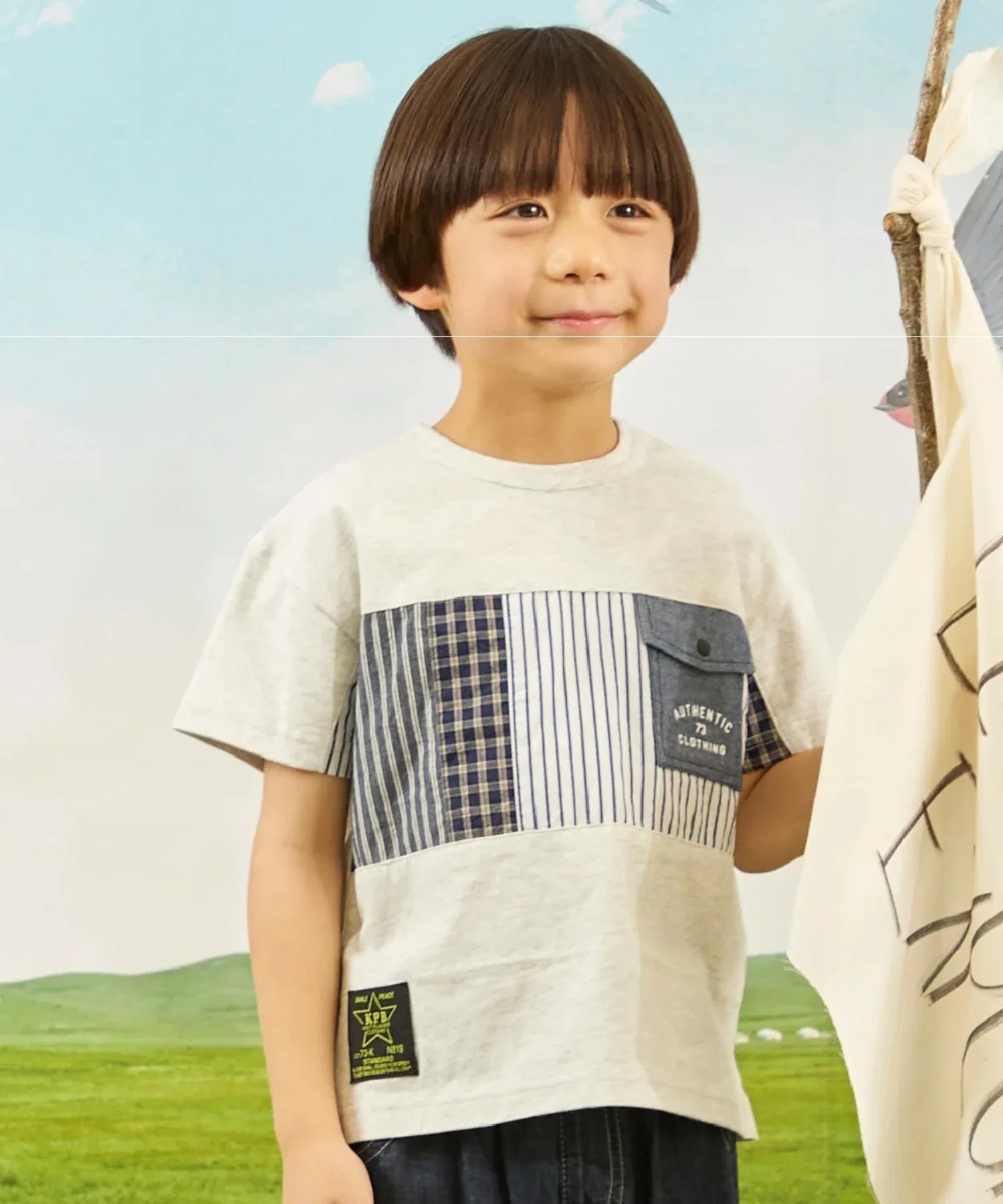 Детская и женская футболка KP BOY с коротким рукавом