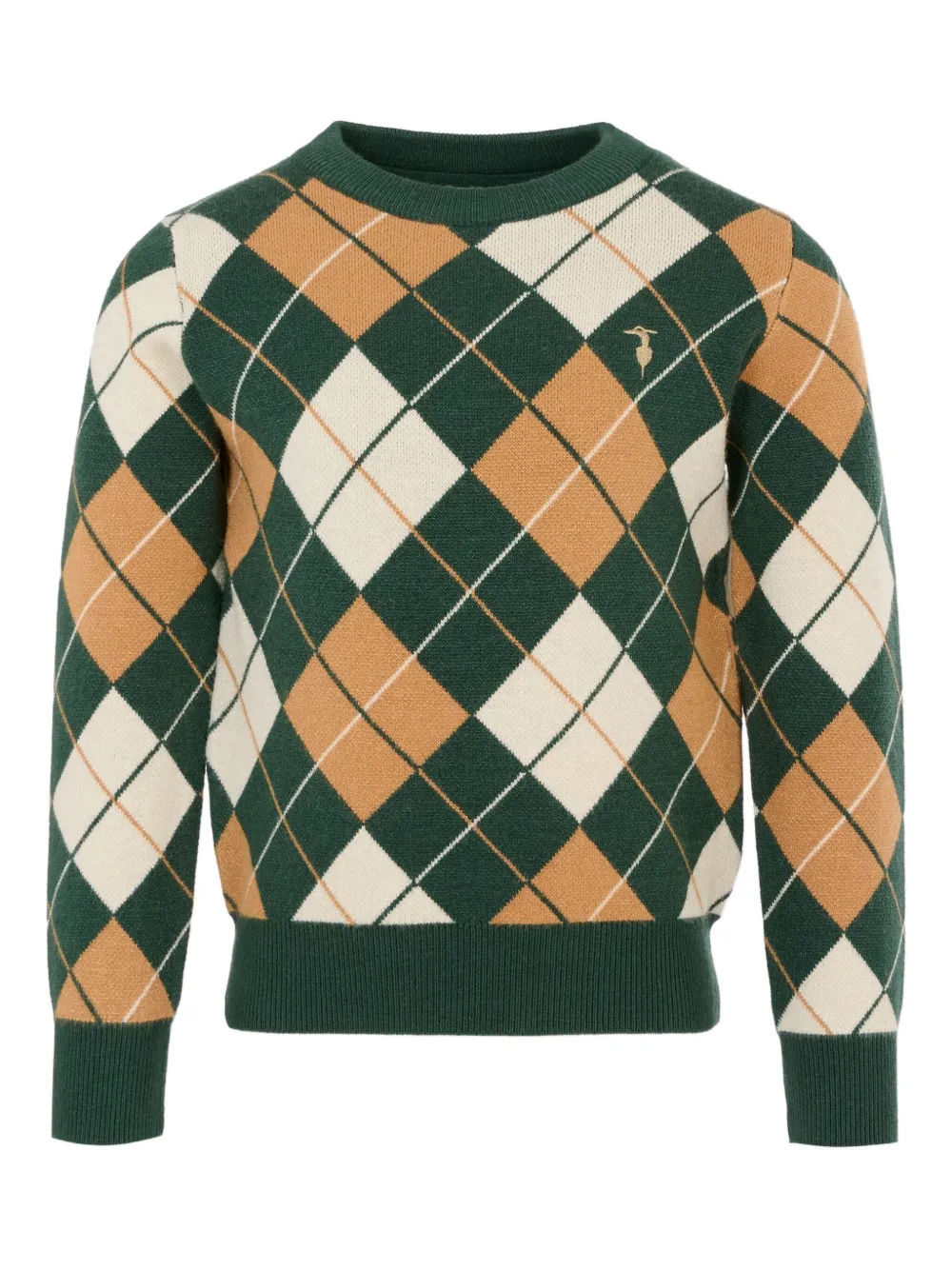 

Джемпер с узором TRUSSARDI JUNIOR, зеленый