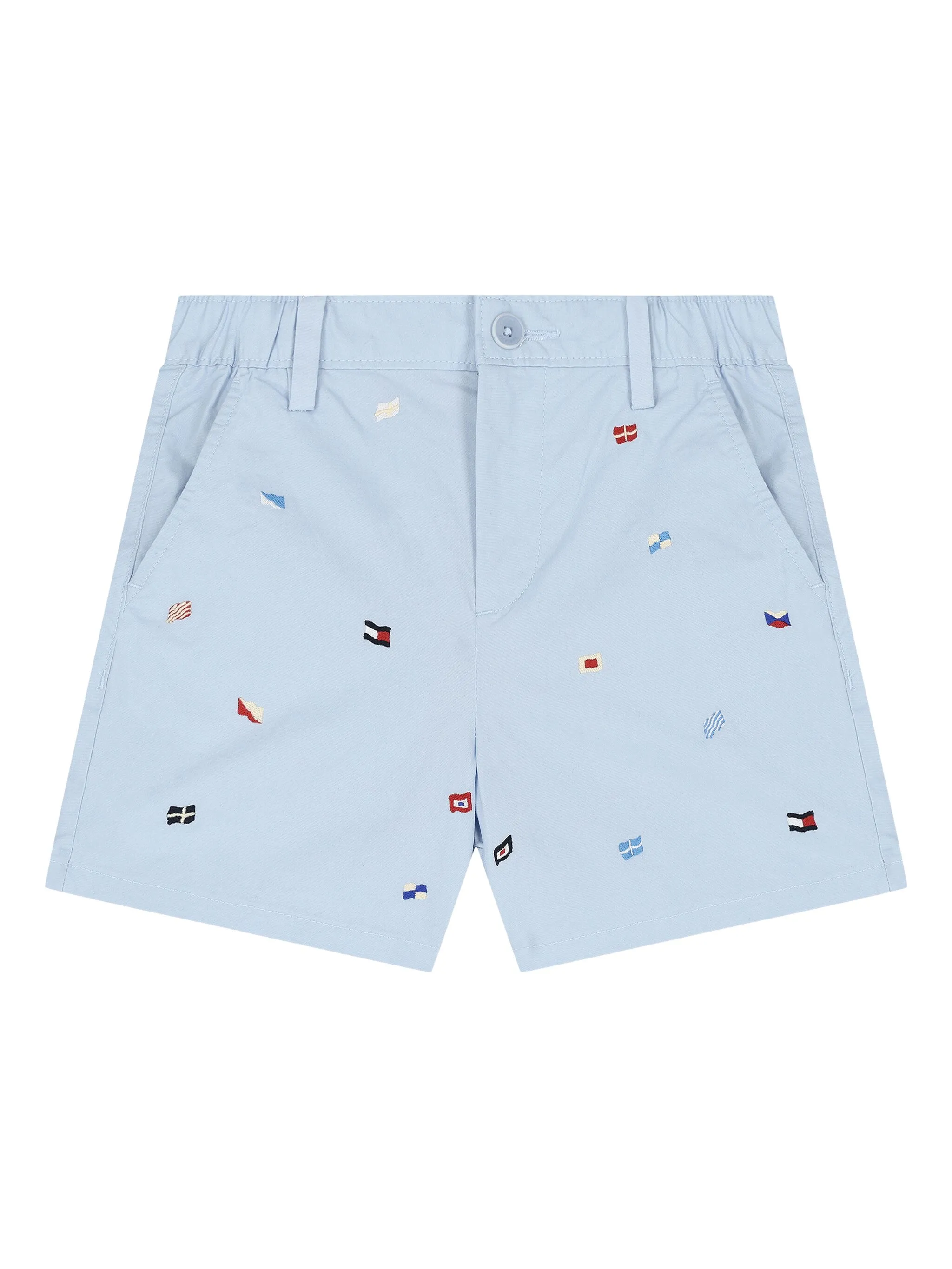 Шорты с графичным принтом Tommy Hilfiger Junior, синий — фото 2